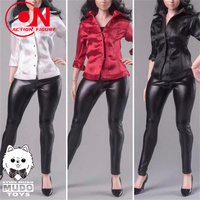 CTC-003 1/6 Scale Female Shirt Leather Pants Set Clothes Model Fit 12-inch Worldbox AT202 Soldier Action Figure Body Dolls