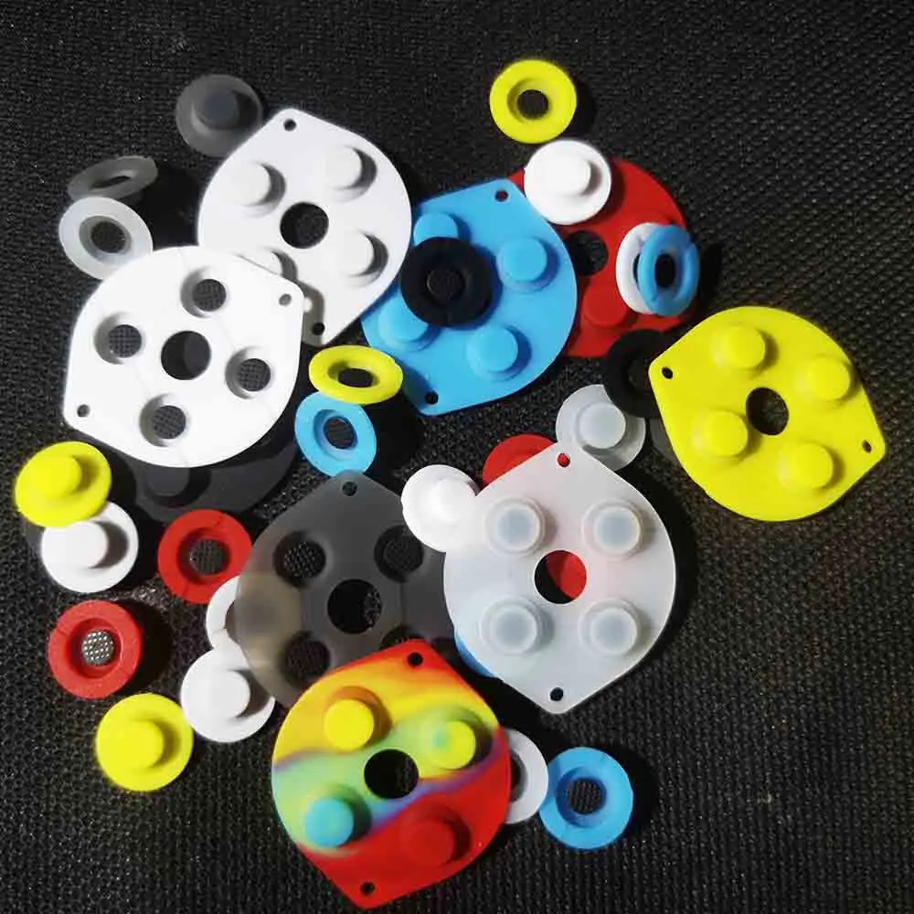 ใหม่ GG ปุ่ม Conductive ยางแผ่นสำหรับ SEGA Game Gear สำหรับ SEGA GG สูงหน้าจอ LCD Backlight ชุด