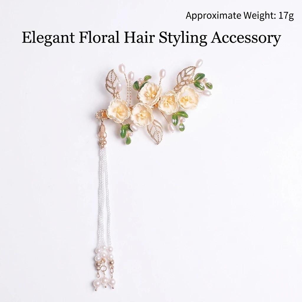 Set Hanfu Hairpin Alloy Tassel Ornament for Traditional Festival Photography Retro Chinese Style Hair Accessories Gift