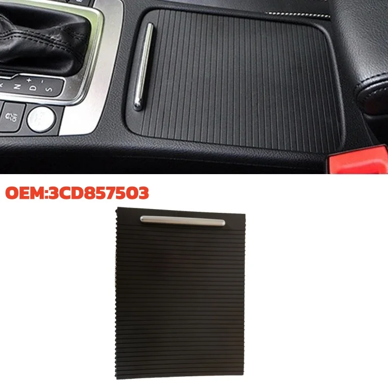 

Car Cup Holder Slip Mat Interior Car Sliding Shutters Roller Blind Cover Replacement for Volkswagon VW Passat B6 B7 CC 3CD857503