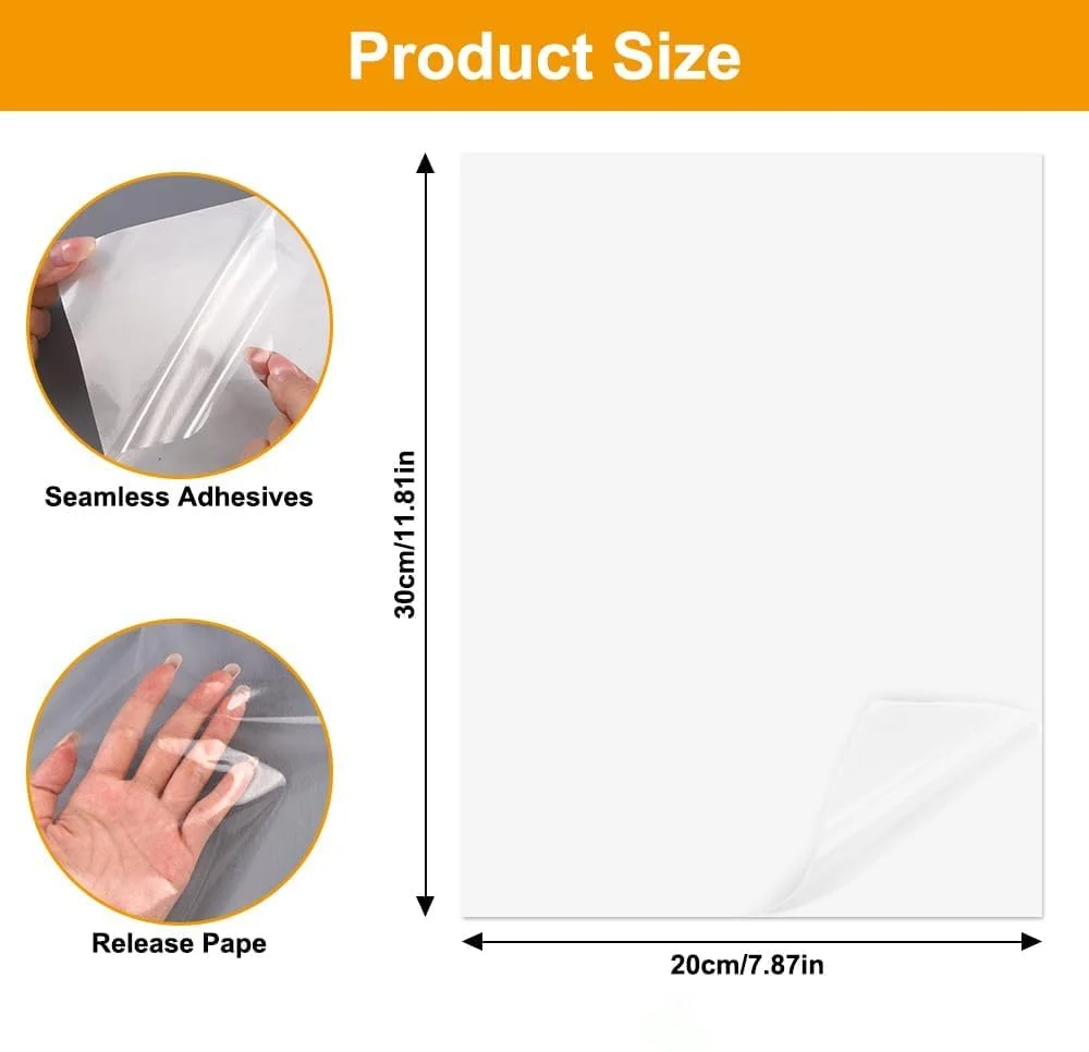 5 PCS Adhesive Double-Sided Iron On Patches, Interfacing for Sewing Professional Fusible Interfacing Suitable for Clothes, Bags