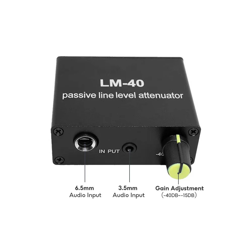 AIYIMA Audio Passive Attenuator line Output Signal Sound Card Speaker Microphone Port High and Low Level Converter