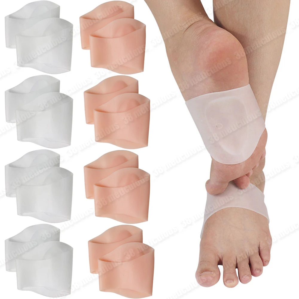 1-10Pair Supporto per l'arco plantare Solette per piedi piatti per piedi piatti Cuscinetto ortopedico Soletta piatta Correttore del piede Supporto per fascite plantare
