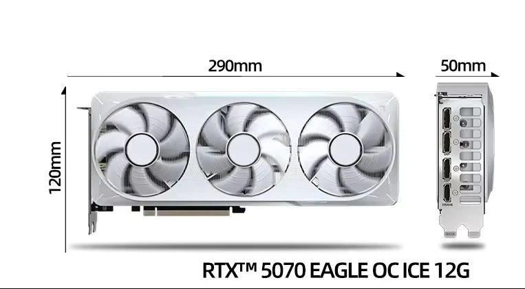 Used RTX 5070 12GB / RTX 5070 Ti 16GB Graphics Card, Multiple Memory Options, High Performance Desktop Gaming Video Card