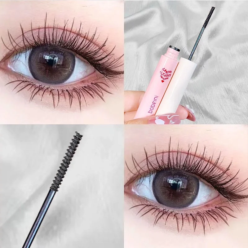 Waterproof Black Brown Mascara Lasting Matte Quick Ultra-fine Brush allungamento ciglia Mascara Lash Extension Makeup Tool