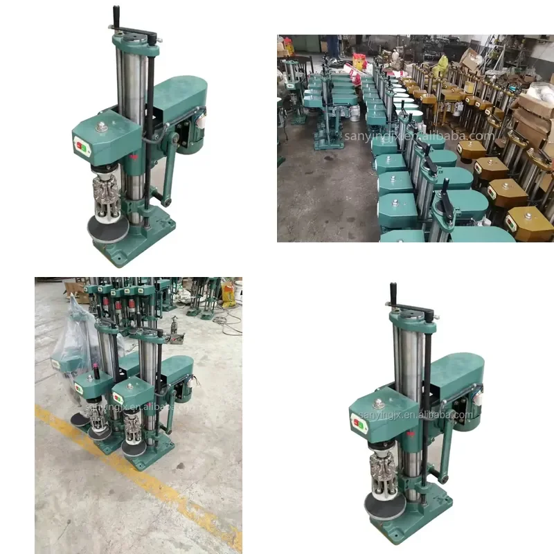 High Quality Semi Automatic Glass Whisky Wine Bottle Aluminum Capping Lock Machine
