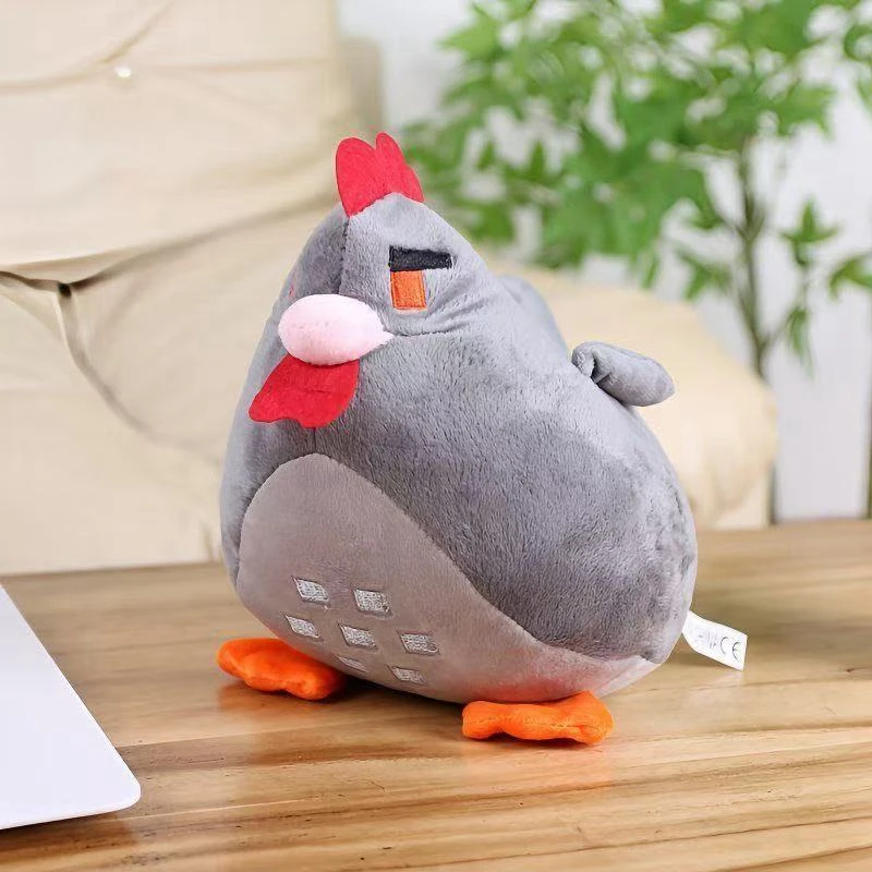 Śliczne akcesoria do gier Stardew kurczak pluszowe zabawki śliczne ozdoby dla zwierząt domowych lalki z kurczaka zbożowego i prezenty świąteczne dla dzieci