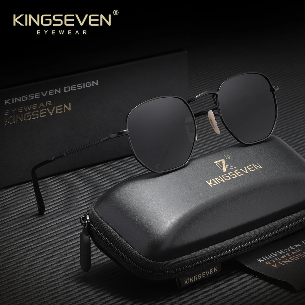 

KINGSEVEN Polarized Polygon Sunglasses UV400 Eye Protect Elegance Women‘s Glasses Anti-reflection Fashion Men Outdoor Eyewear