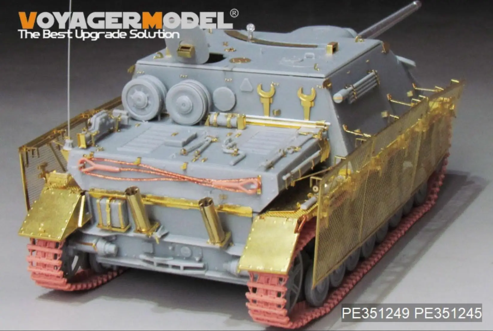 Voyager PE351245 wwi niemiecki Jagdpanzer IV/70(A) ZWISCHEN przegrane błotniki