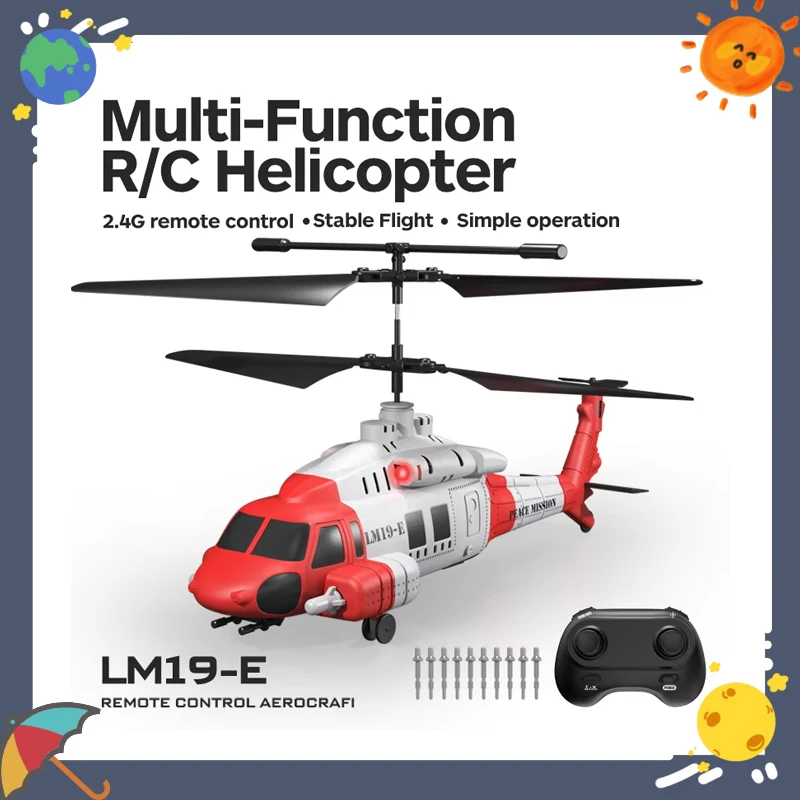 

LM19-E Black Hawk 3,5-канальный игрушечный вертолет с фиксированной высотой, 3-скоростной высокий/низкий для детей, самолет с дистанционным управлением