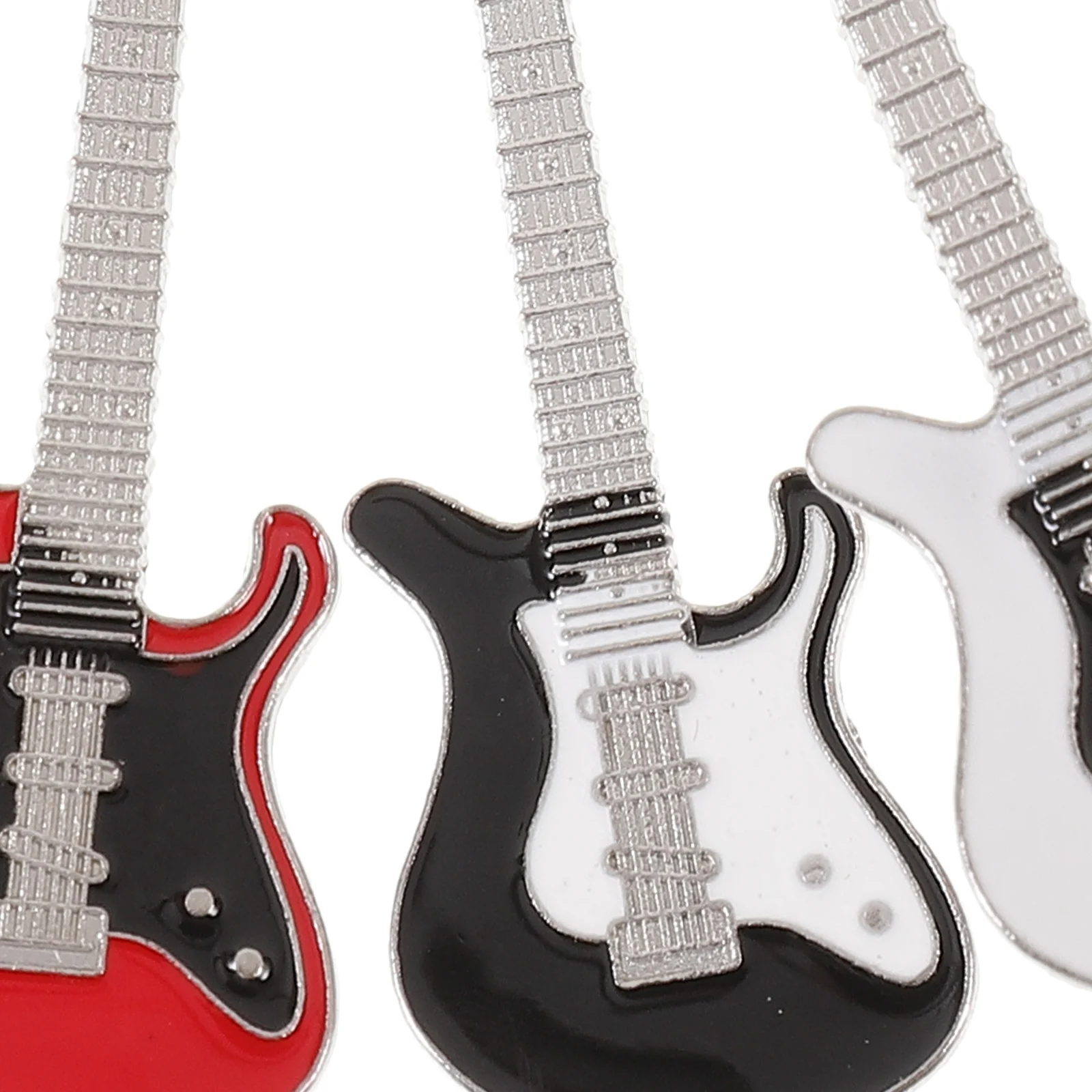 12 Pcs Key Ring Clip Instruments Guitar Hanging Keychain Gift Keyring Man Wallet