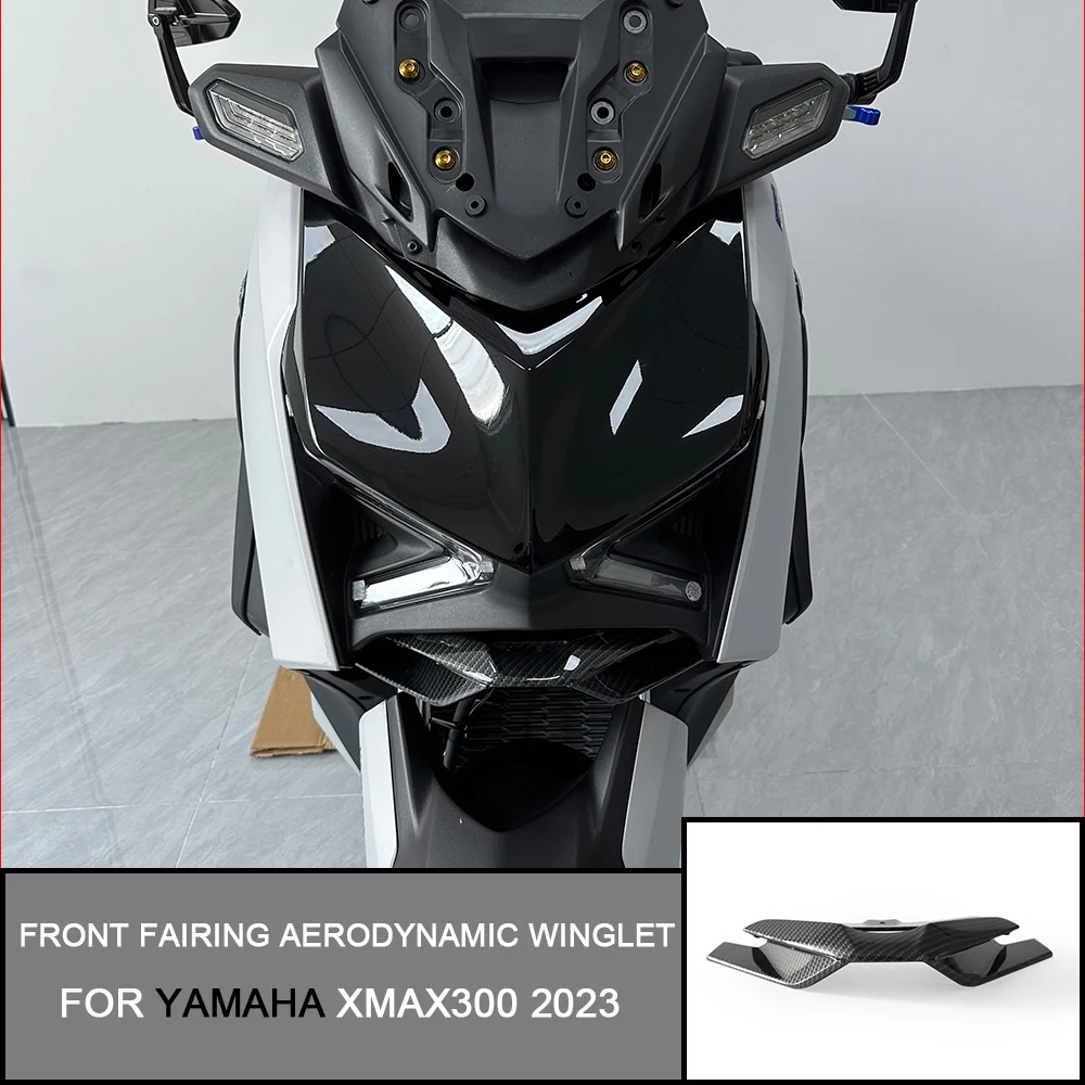 

For YAMAHA XMAX300 2023 XMAX300 2024 Motorcycle Front Fairing Aerodynamic Winglet Lower Cover Protection Guard Wing Kit