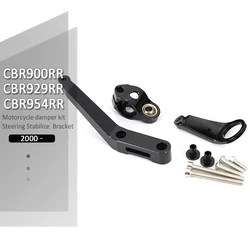 For Honda CBR900RR CBR 900 RR 900RR 2000-2001 CNC Aluminum Motorcycles Steering Stabilize Damper Bracket Mounting Bracket Kit
