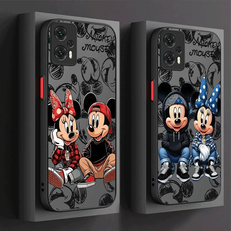 

Disney Minnie Mickey Case For Xiaomi Poco X6 X7 F6 F5 X5 X3 NFC F3 M6 Pro 4G Mi 13 12 11 Lite 5G 14 13T 12T 11T 14T Pro M5S C75