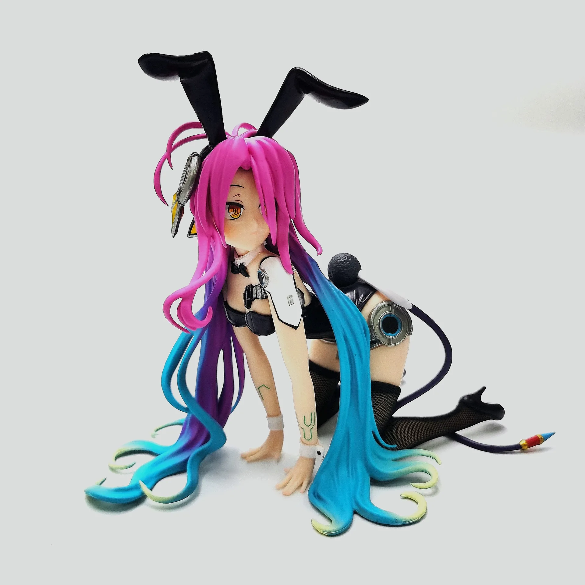 Buuny Girl's No Game No Life Zero Schwi Anime Action Figure PVC, Estilo B, Estilo B, Estátua de brinquedo, Modelo de Coleção, 1:6