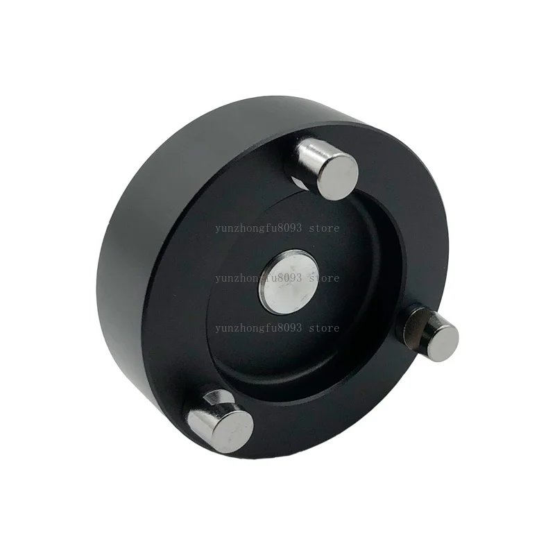 Black Fixed Type Three-Jaw Tribrach Adapter With 5/8