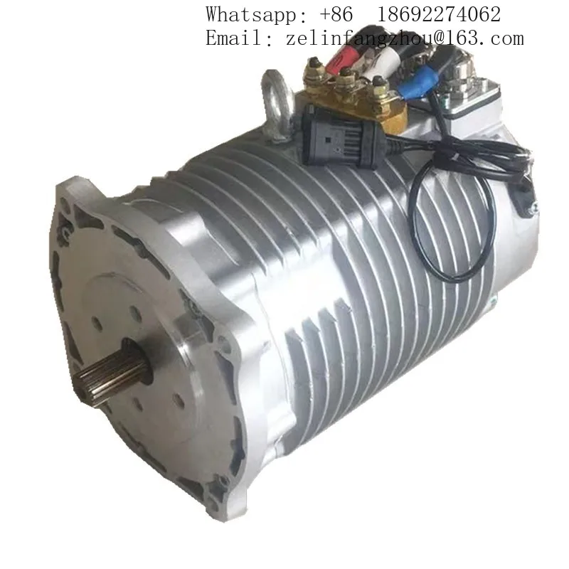 

HEPU 72V 7.5KW AC Electric Vehicle Motor For Moke Vehicle Golf Cart Low Speed EV Replacement Upgrade Parts