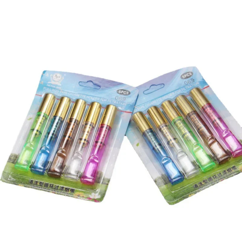 Portable Reduce Tar Cigarette Filter Reusable Washable Smoke Filter Healthy Mini Tobacco Filter Circulation Smoking Accessories