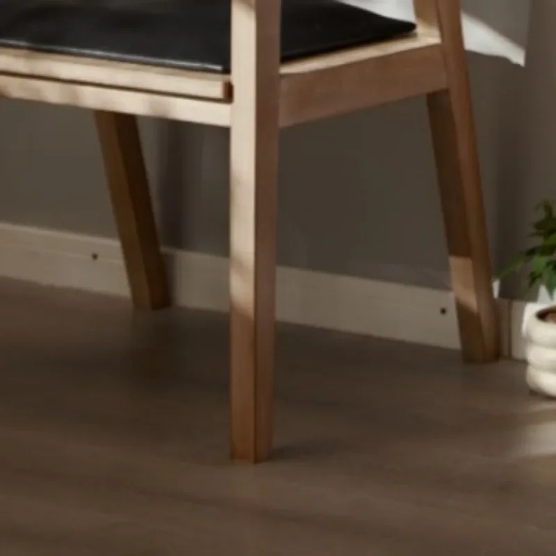 

Contemporary Furniture Wooden Dining Chair Luxury Armchair Leather Babysitter Chair Muebles Para Hogar Living Room Furniture