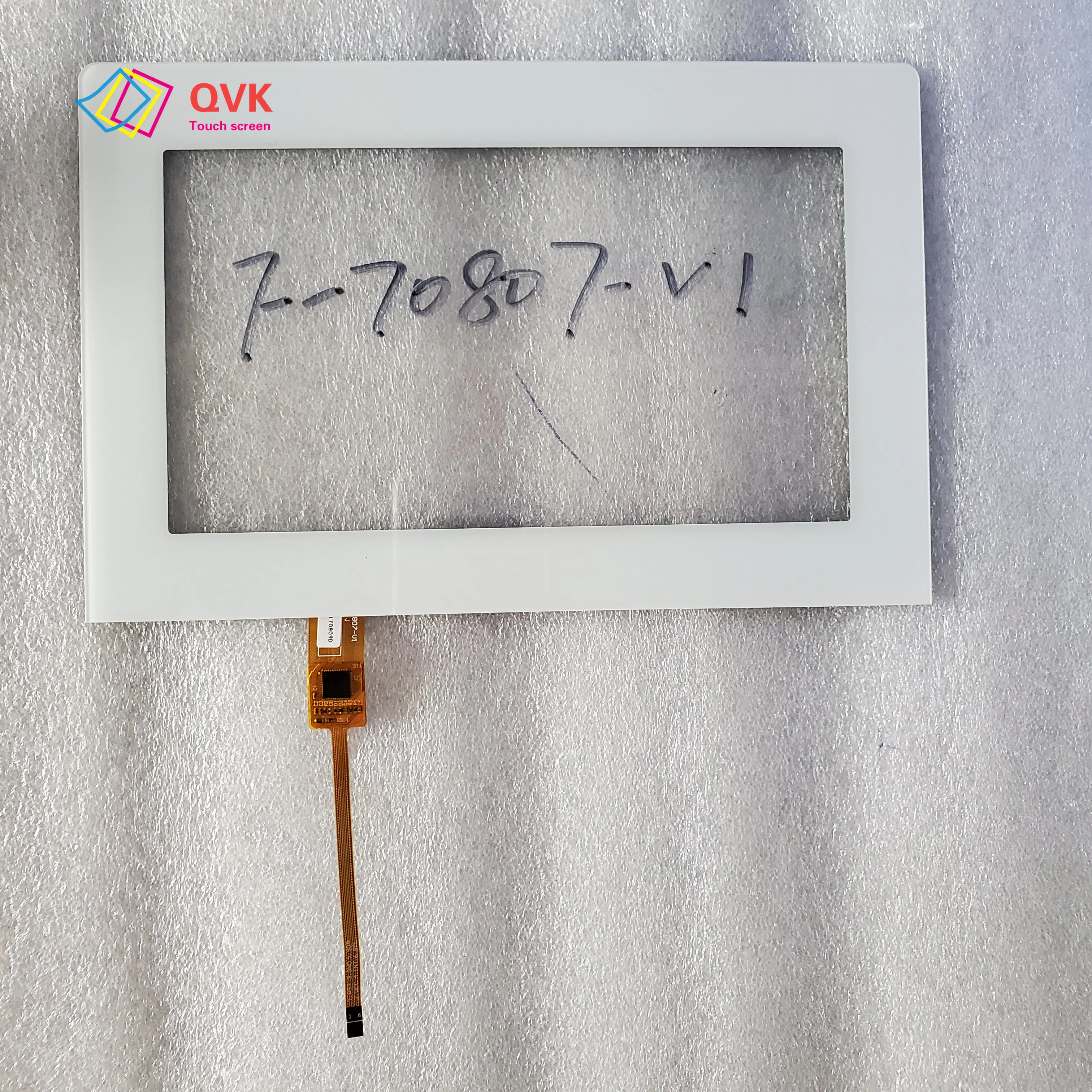 White New P/N F-WGJ11642-V1 F-70807-V1 Capacitive touch screen panel repair and replacement parts