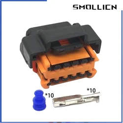 10 Pin Automobile Waterproof Connector Headlamp Headlight Lamp Plug With Terminals For Peugeot 308 Citroen Renault