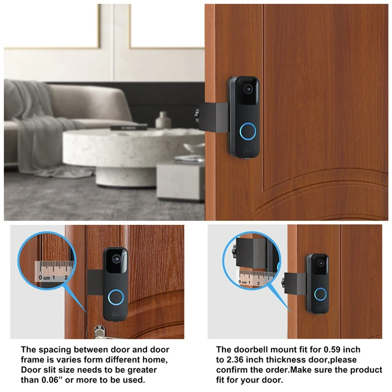 Soporte de esquina para timbre, Kit de montaje para timbre de vídeo parpadeante, ángulo ajustable (15/30/45 grados), nuevo, en oferta