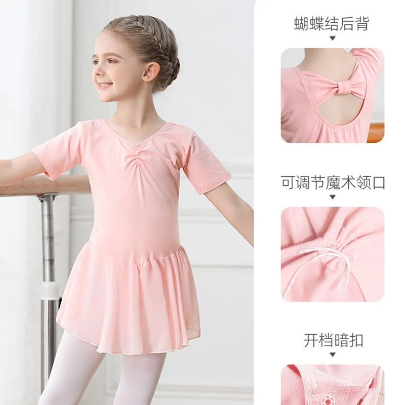 Girl Ballet Dance Leotards Bodysuit For Children Dance Dress Kids Ballet Costumes For Girls Dance Leotard Girl Dancewear