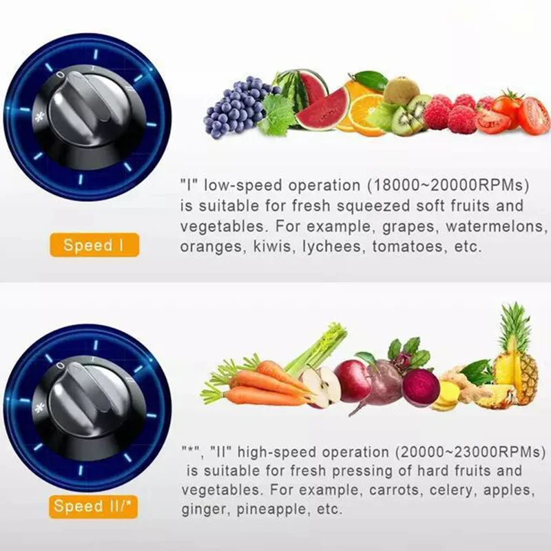 Juicer Machines Electric Juice Extractor Juicers Whole Fruit Vegetable High Juice Yield Stainless Steel BPA-Free DIY Healthy