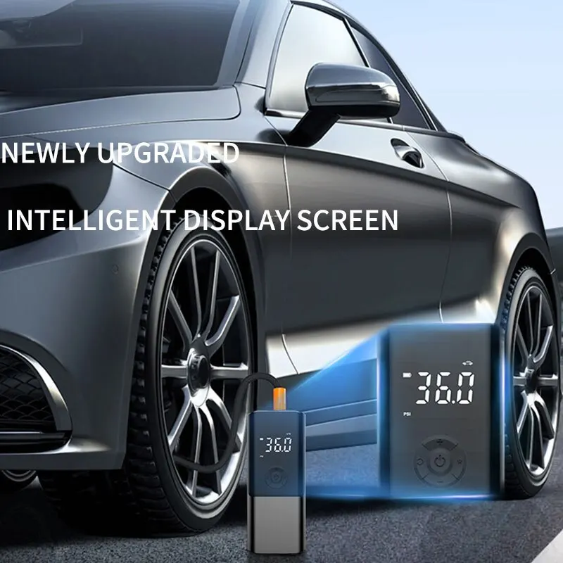 

Electric Tire Inflator Inflation Pump Car Air Pump Portable Air Compressor With Led Light For Car Motorcycle Bicycle Ball