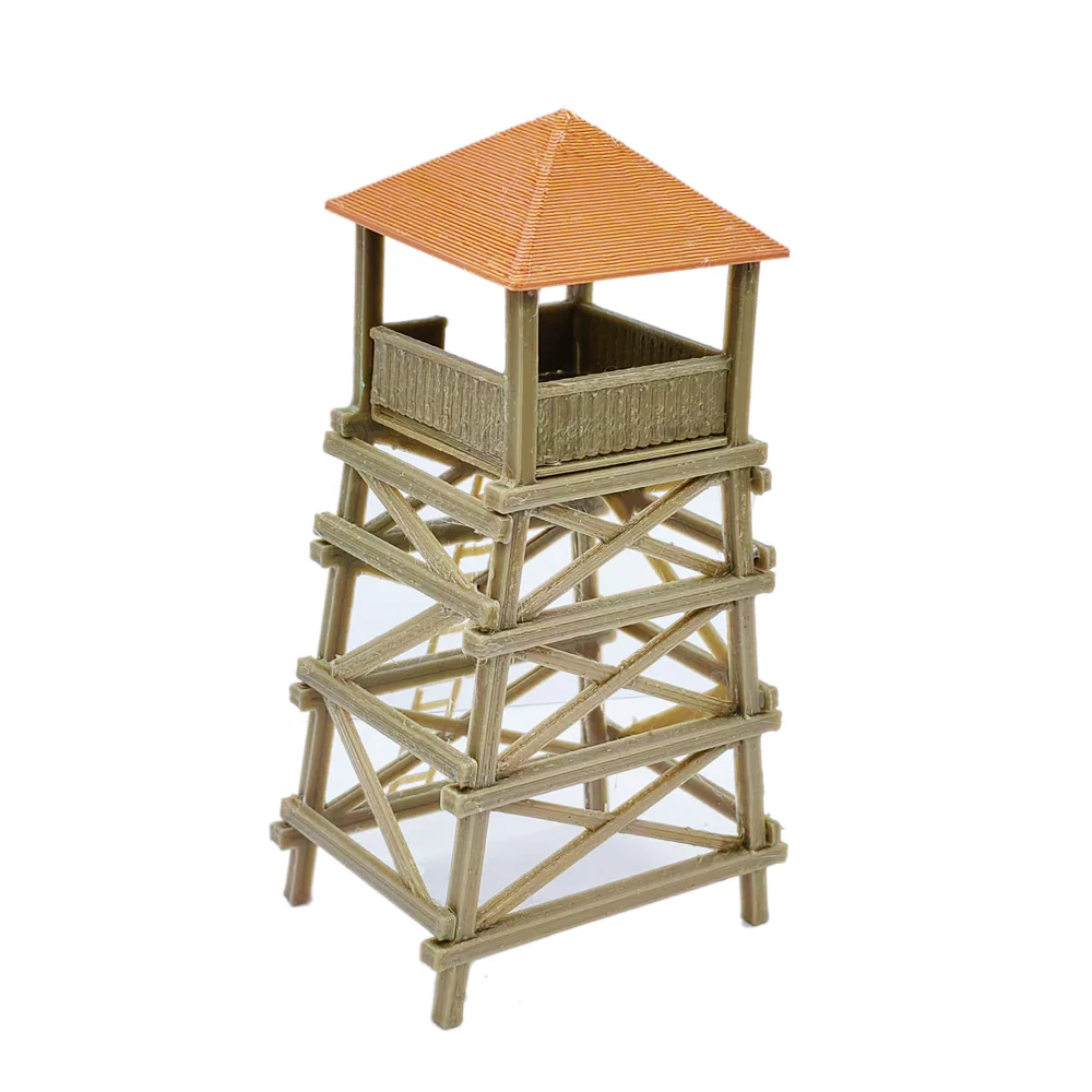 Outland Models Country Style Watchtower / Lookout Tower (Tall) 1:87 HO Scale