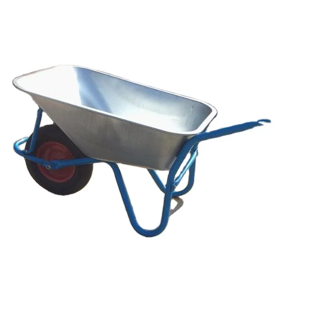 

Construction Concrete Heavy Duty Wheelbarrow 4.5 Cuft ,5 Cuft, 6 Cuft, 80L-100L Steel Tray Wheelbarrow