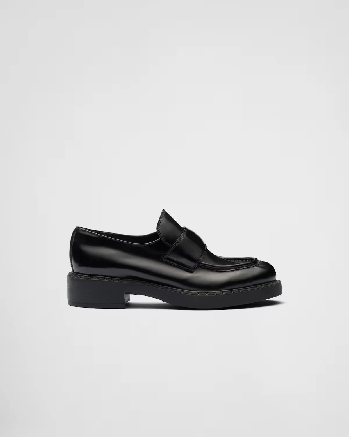 

Women's Black Chocolate Brushed Leather Loafers