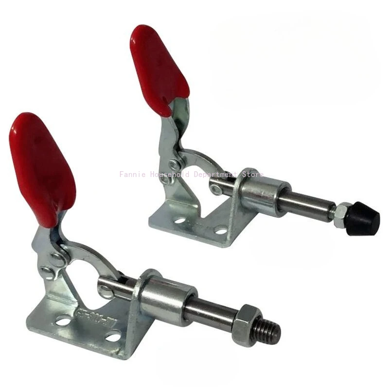 1/2/3/4pcs GH-301AM Quick Release Toggle Clamp 45KG-99Lbs Clamping Force Push-pull Clamps Plunger Stroke HandTool Vertical Type