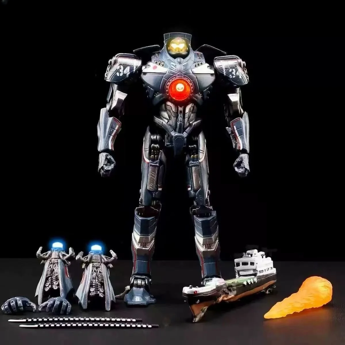 

Pacific Rim Bandam Vengeance Danger Wanderer Mech Assembly Model Action Graphics Desktop Decoration GUNDAM Toy Gift Collection