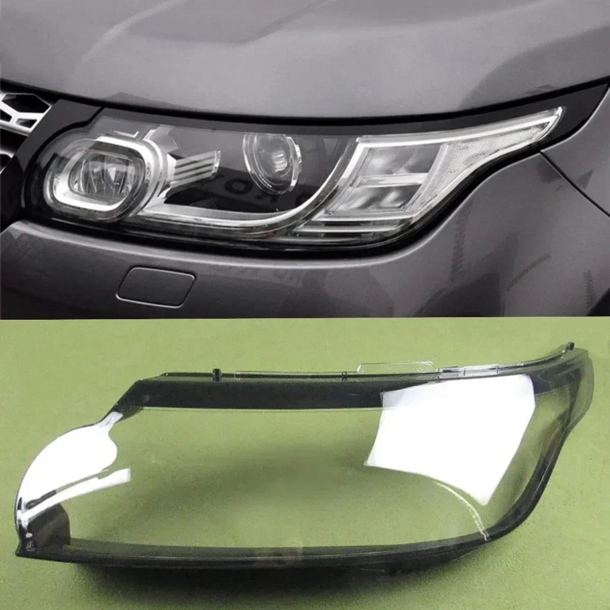 

For Land Rover Range Rover Sport Edition Headlight Transparent Cover Lampshade Shell Headlamp Plexiglass 2014 2015 2016 2017