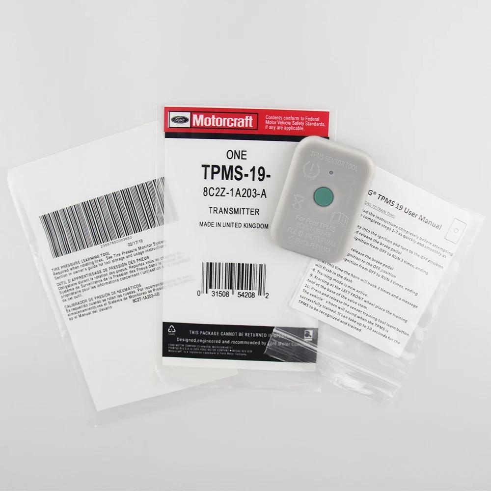 Hotsale 8C2T-1A203-AB TPMS إعادة تعيين أداة مراقبة ضغط الإطارات إعادة تعلم الاستشعار أداة التدريب TPMS19 لفورد ميركوري لينكولن