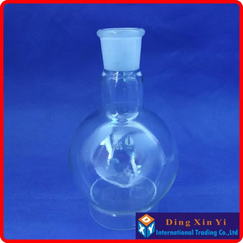 250ml 24/29 single neck round-bottom flask,Boiling Flask round bottom,short neck standard ground mouth