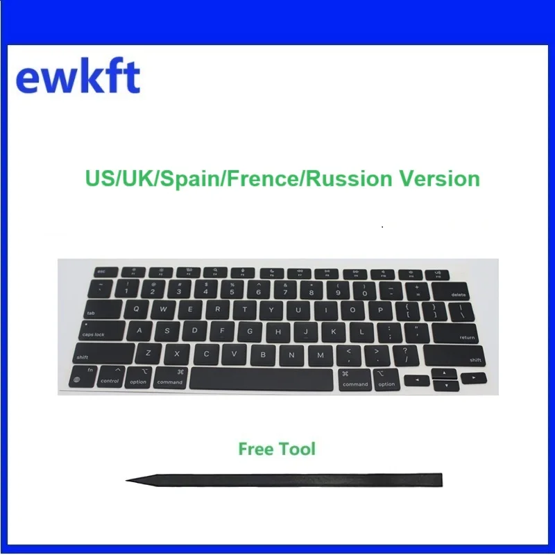 Клавиатура для ноутбука A2337 с клавишами, английская, французская, русская, испанская, европейская клавиатура для Macbook Air Retina 13 дюймов M1 A2337 2020 EMC 3598