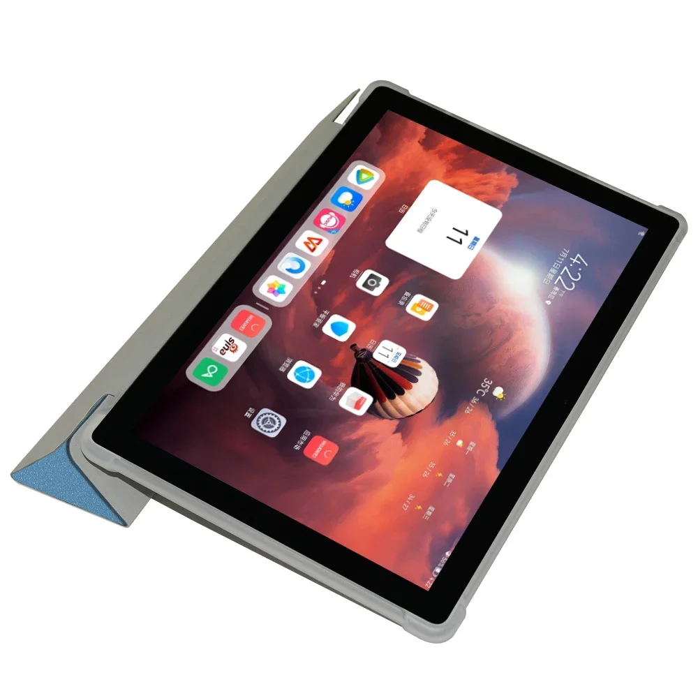 Ultra Thin Three Fold Stand Case For BMAX MAXPad I9Plus 10.1inch Tablet Soft TPU Drop Resistance Cover For i9 plus New Tablet