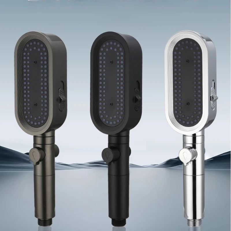 

1PCS High Pressure Shower Head 3-mode Adjustable Shower Filtered Water-saving Hand Shower Mixer Bathroom Accessories
