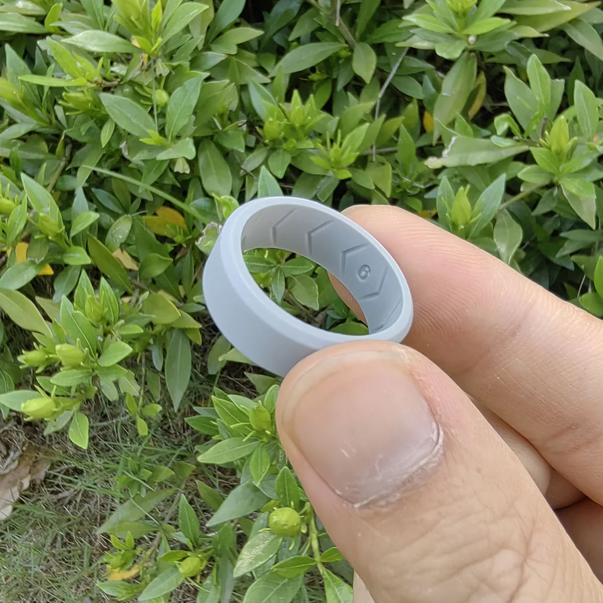 4 teile/satz Atmungsaktive Komfort Silikon Ring Geschenk Für Männer Männlich Junge Vater Sport Sportlichen Schmuck Täglichen Outdoor Arbeiten Laufen – Detail 5