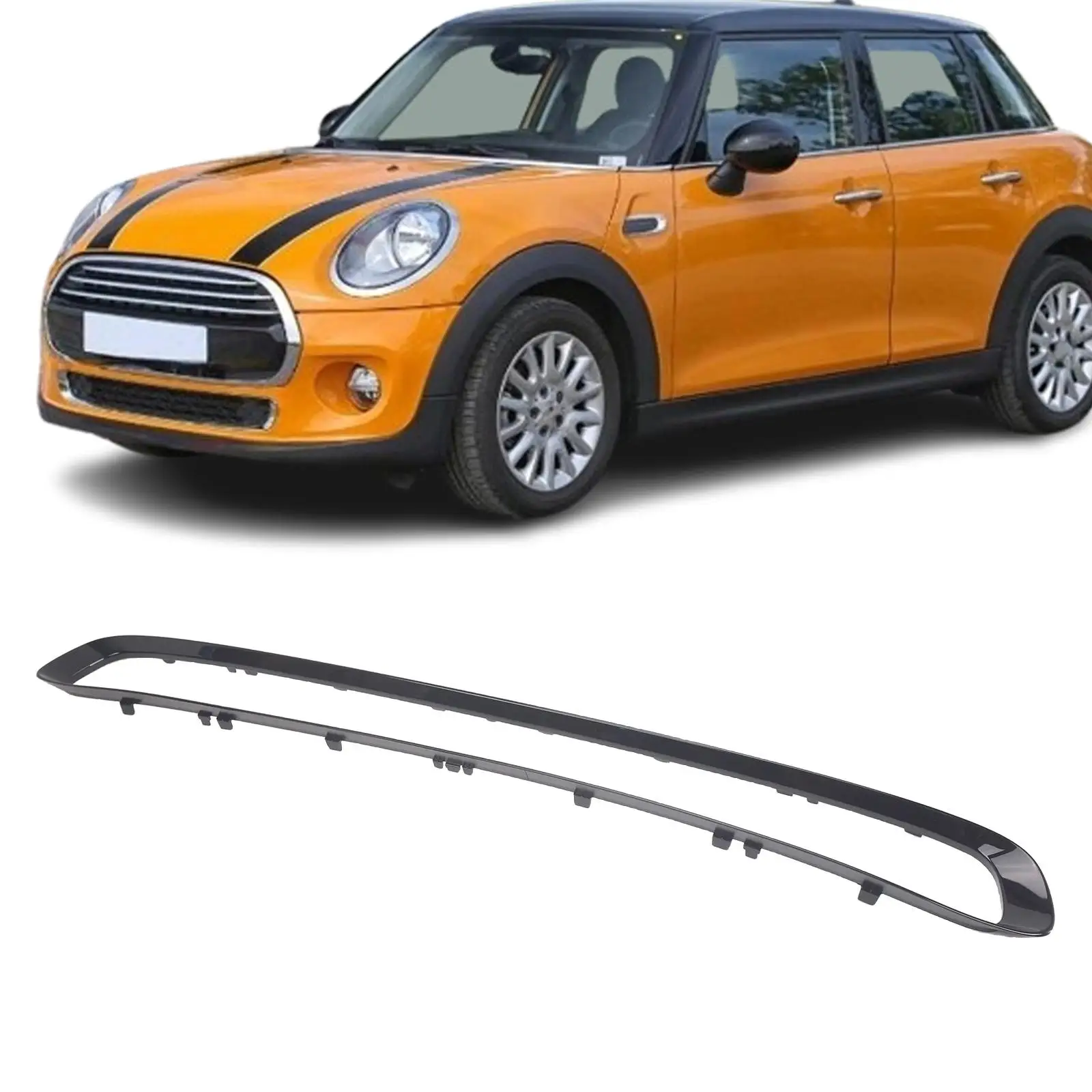 Grille Trim Car Grille Protection Net 51117355238 Replacement Black Easy to Install Exterior Accessories for Mini F56