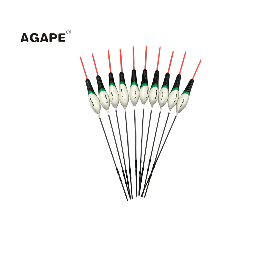 Agape 10pcs New Carp Fishing Float Floats Bobber Fluctuator 0.5/1.0/1.5G Buoyancy Fishing Accessories Wedkarstwo Wyprzed Karper