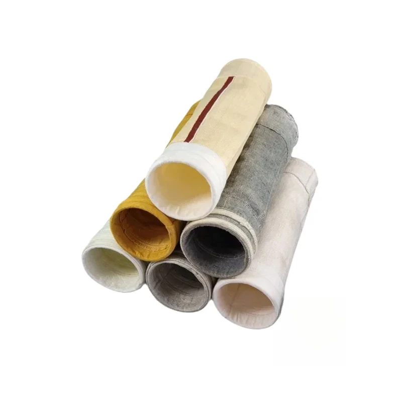 Polyester PPS Fluoropolymer Dust Collector Bags High-temperature Resistant Fiberglass Coated Dust Collection Bags