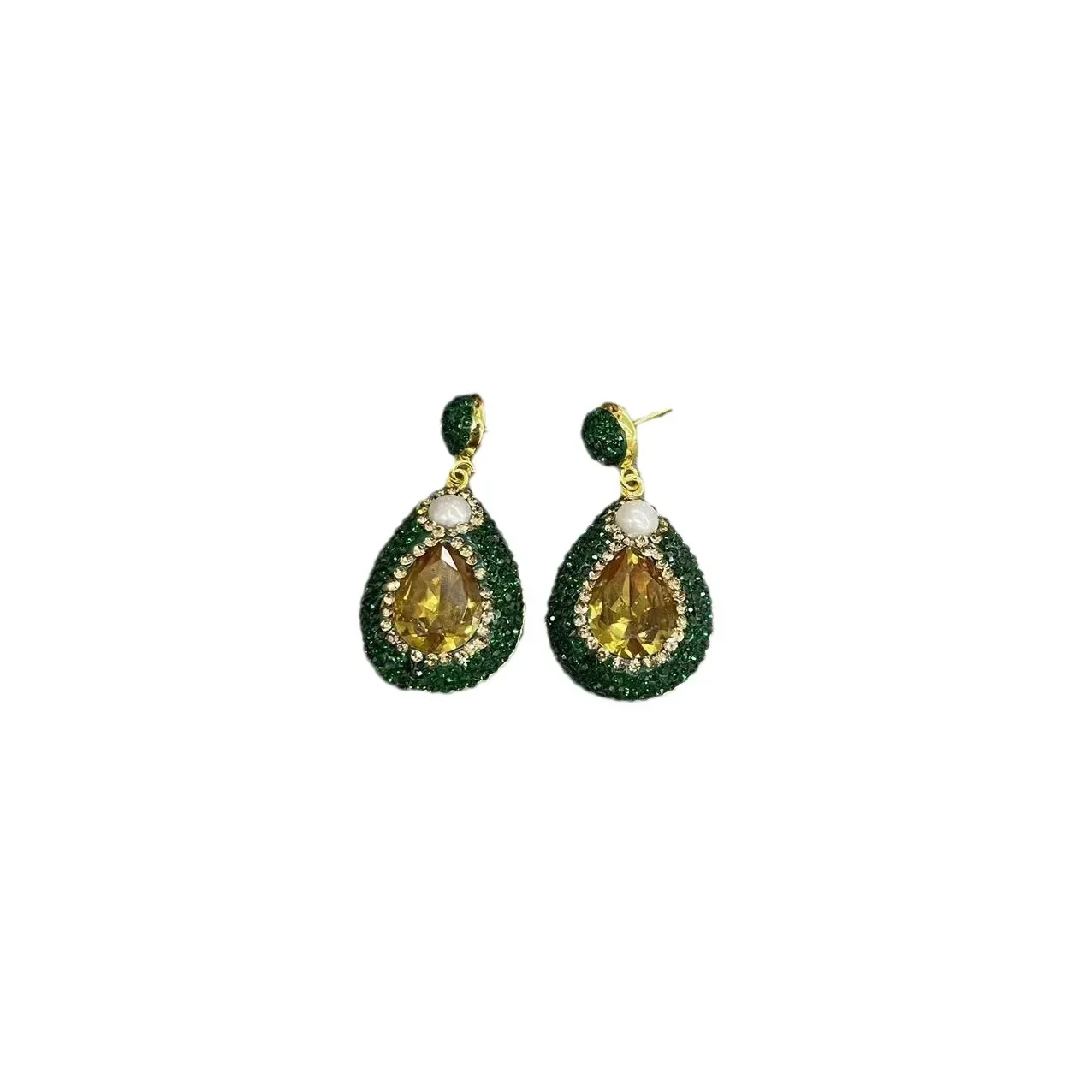 Sultan stone Turkish  stone jewelry set with pearl three-piece exquisite clothing accessories hot jewelry