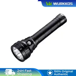 Wurkkos – lampe de poche DL40 pour plongée sous-marine, torche lumineuse, 5000lm, 4 * LH351D 90CRI 26650 IPX-8, étanche, 5000K
