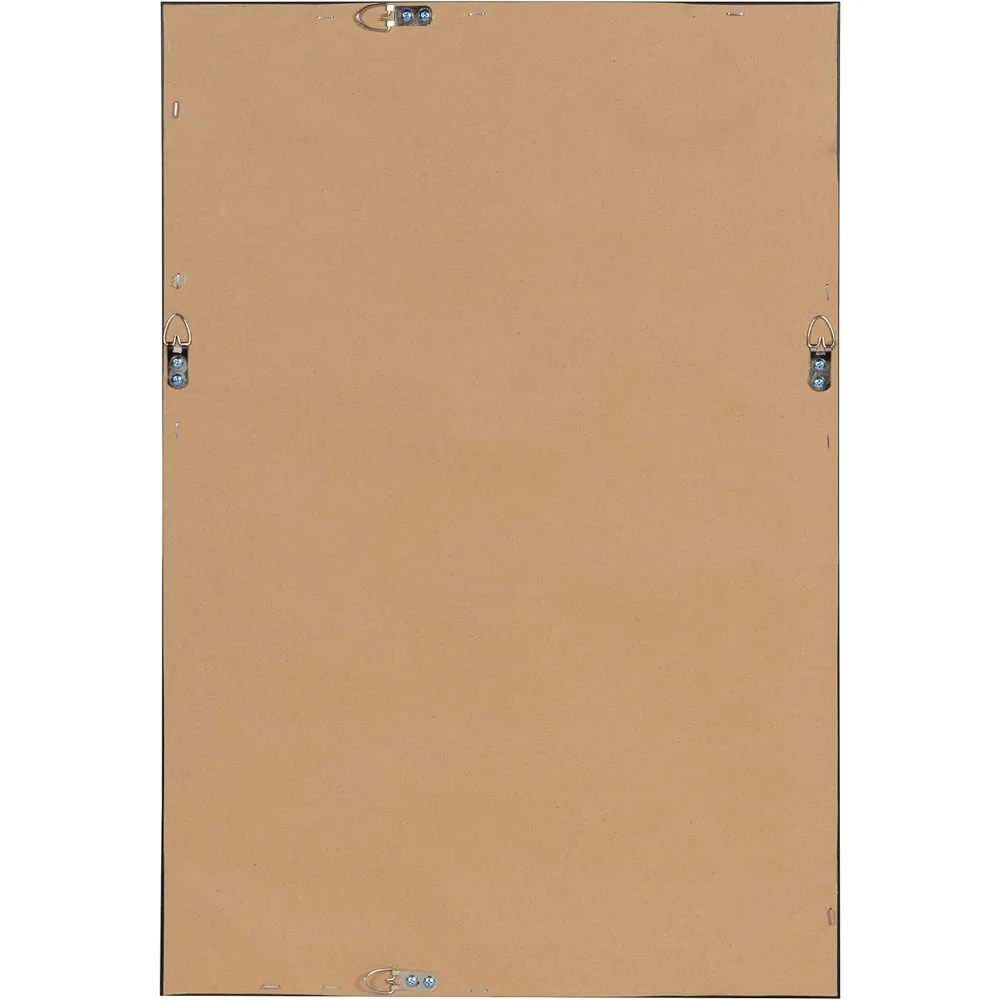 لوح Pinboard أنيق من قماش الكتان مقاس 18 × 27 بني جوزي - منظم حائط للمكتب المنزلي لعرض الصور الملاحظات #5