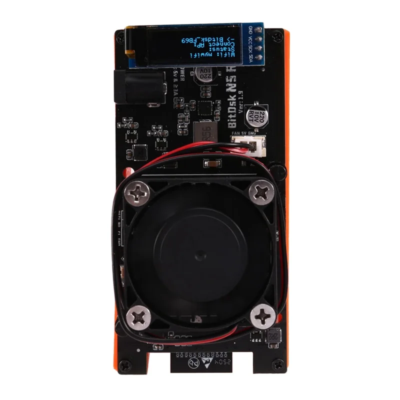 GO-Bitaxe Miner 200Gh/S BM1397 Bitcoin Solo Miner Stand-Alone Bitdsk ASIC BTC Miner Low Power Miner Crypto Miner US PLUG