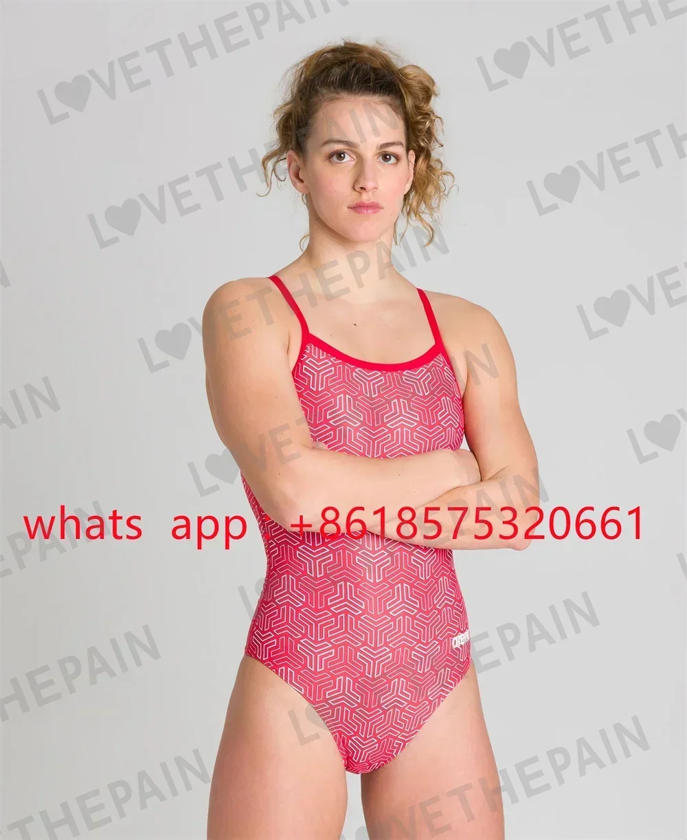 Women's Kikko MaxLife Light Drop Challenge Back One Piece Swimsuit Competition Training Swimwear Summer Fashion Fitness swimsuit