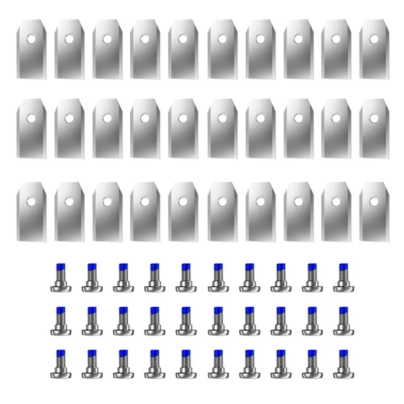 

ABMH-Replacement Robotic Lawnmower Blades 30Pcs For Segway Navimow Smart Lawn Mower Including Screws